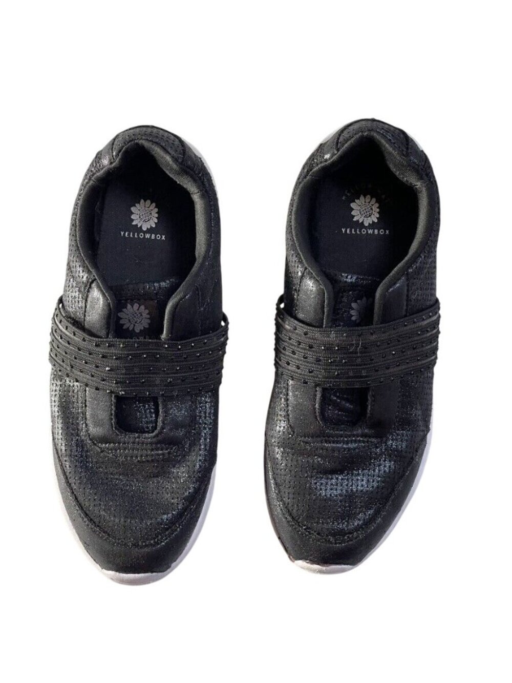 Yellow Box Womens Black Slip-On Sneakers Size 8.5M - Picture 3 of 14